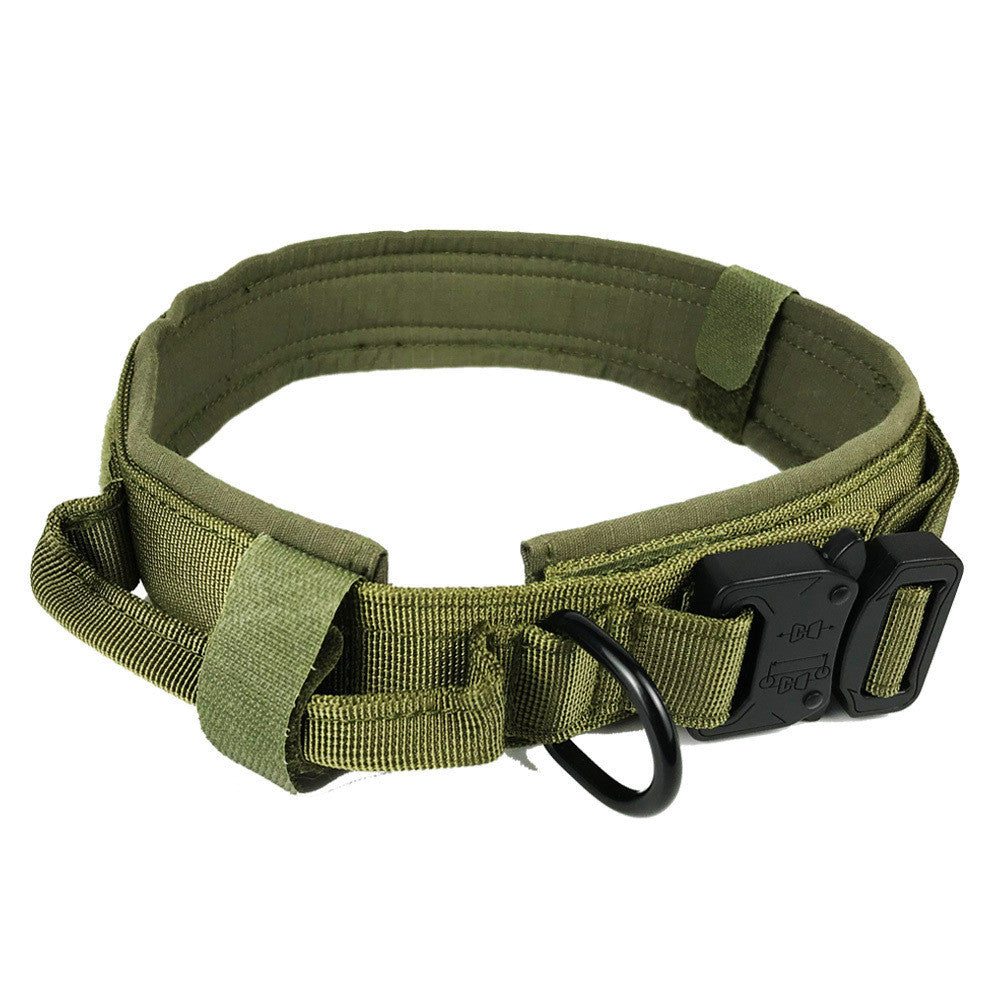 Tactical Dog Collar – 600D Military-Grade, Sizes M/L/XL, 4 Colours, Set Options