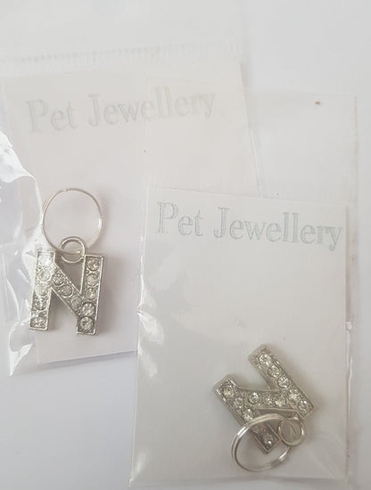 Seconds Sale Pet Collar Charms – Rhinestone Letters, Slider Charms & Cat Bells