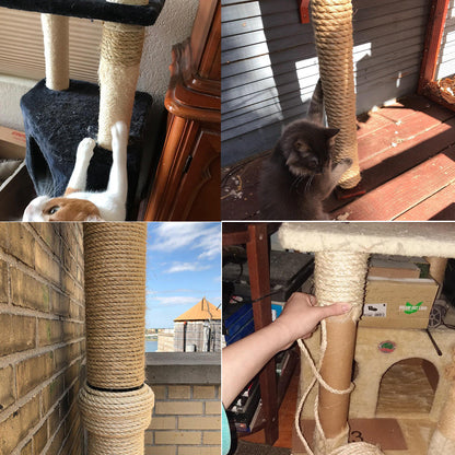 Cat Sisal Scratching Rope – 4mm, 6mm & 8mm, 10M to 50M, DIY Cat Scratcher Repair