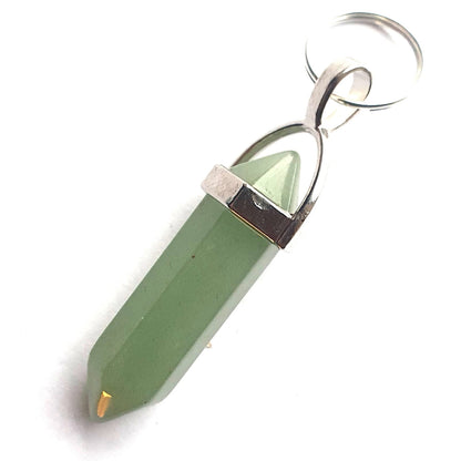 Crystal Gemstone Pet Collar Charm – Handmade in UK, 11 Stones, Split Ring Attachment