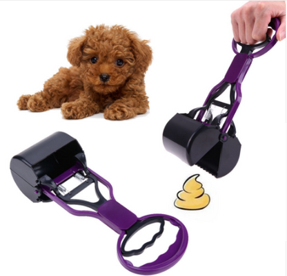 Long Handle Dog Poop Picker – Portable, Double Spring, 8 Colours, S & M Sizes