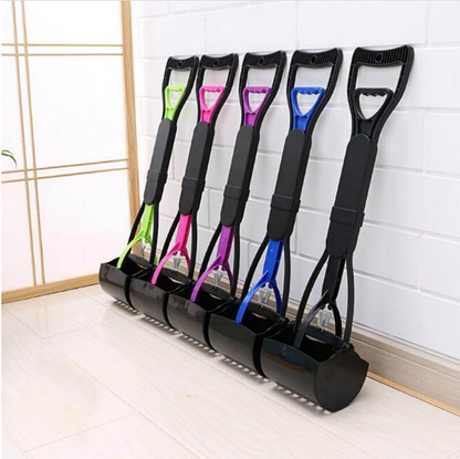 Long Handle Dog Poop Picker – Portable, Double Spring, 8 Colours, S & M Sizes