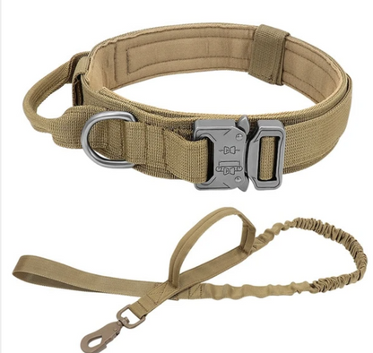 Tactical Dog Collar – 600D Military-Grade, Sizes M/L/XL, 4 Colours, Set Options