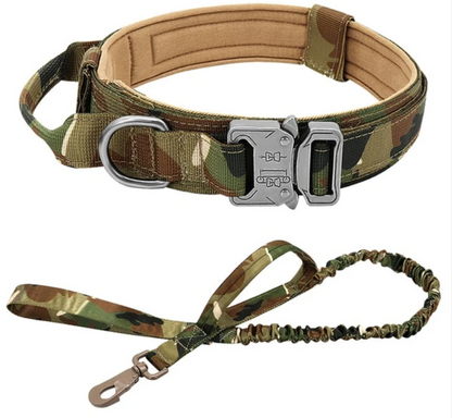 Tactical Dog Collar – 600D Military-Grade, Sizes M/L/XL, 4 Colours, Set Options
