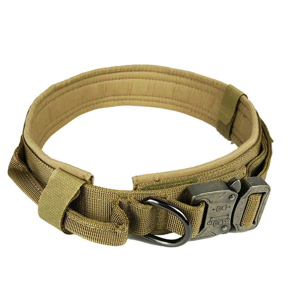 Tactical Dog Collar – 600D Military-Grade, Sizes M/L/XL, 4 Colours, Set Options
