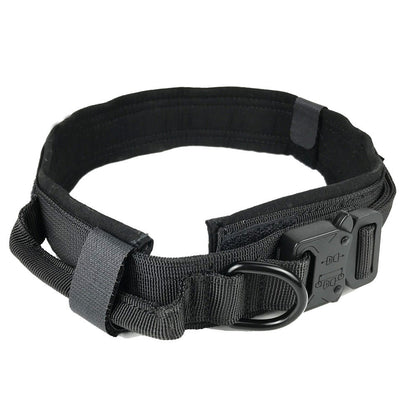Tactical Dog Collar – 600D Military-Grade, Sizes M/L/XL, 4 Colours, Set Options